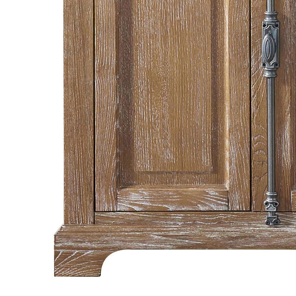 James Martin Vanities Providence 72&quot; Double Bathroom Vanity in Driftwood with 3 cm Charcoal Soapstone Quartz Top and Rectangular Sinks, , large