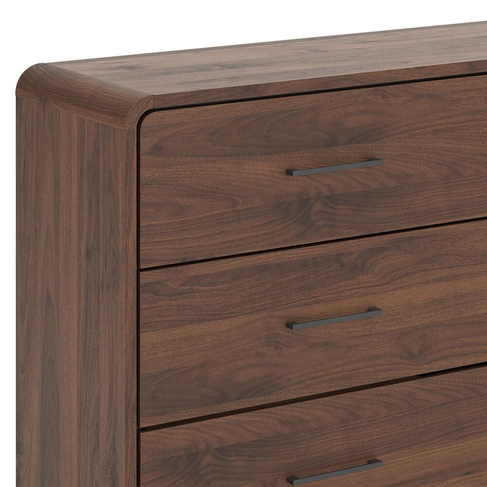 Ashley Fortlorn 6-Drawer Dresser in Walnut Brown, , large