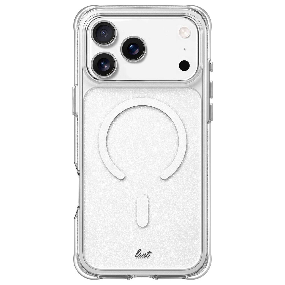 LAUT Aero Sparkle Case with MagSafe for iPhone 17 Pro Max in Crystal Pink, , large