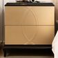 Jennifer Taylor Home Verona Side Table in Espresso Black and Soft Gold, , large