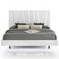 New Heritage Europa 5 Piece Wood Queen Panel Bedroom Set with Chest and Nightstand in White, , large