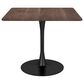 Zuo Modern Molly Dining Table in Brown and Black - Table Only, , large