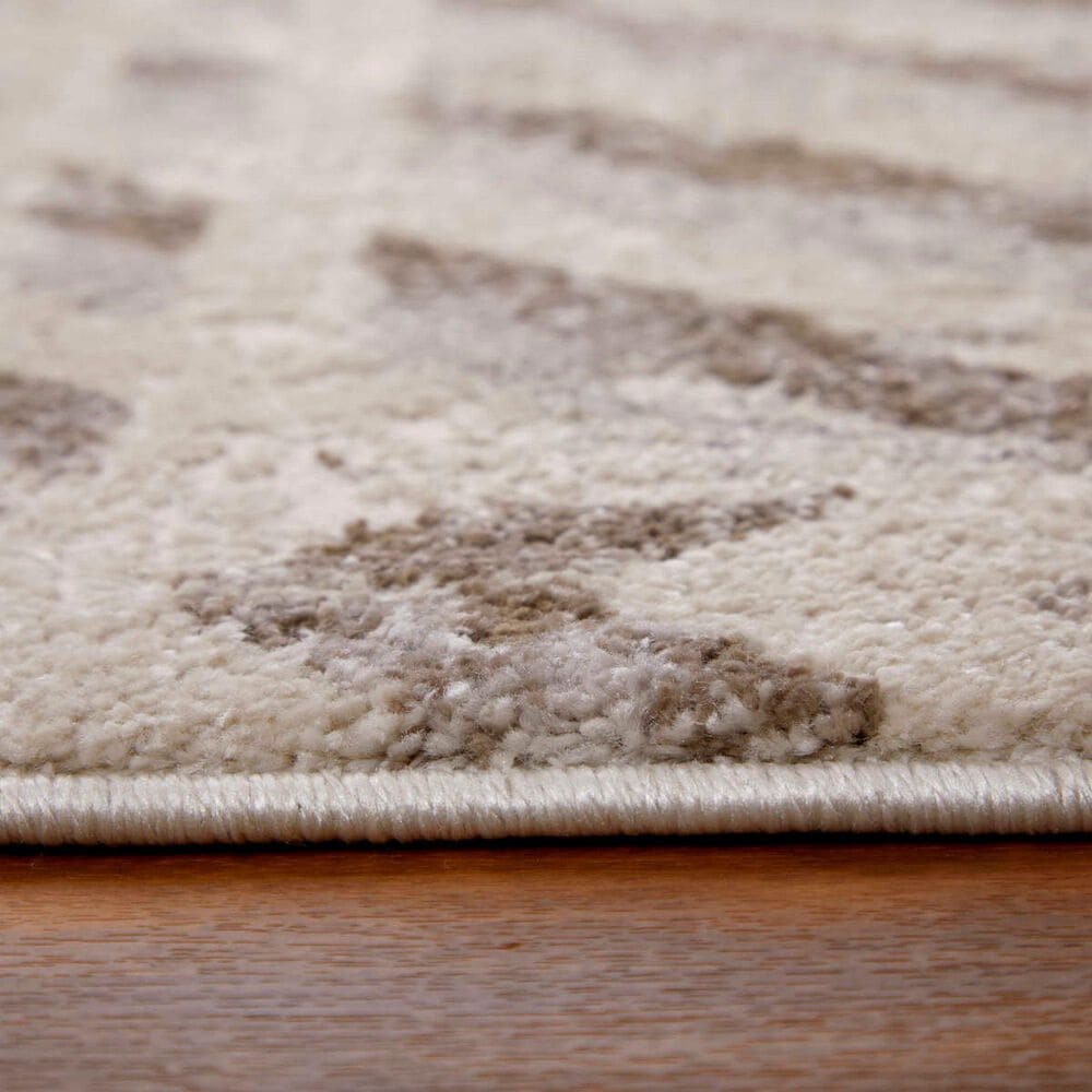 Feizy Vancouver 39NQF 9&#39; x 12&#39; Beige and Brown Area Rug, , large