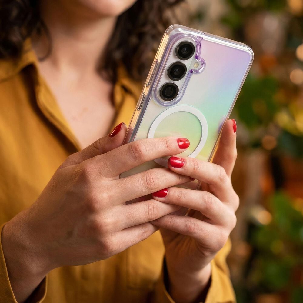 LAUT Holo Case with Magnet for Samsung Galaxy S26 in Pearl, , large