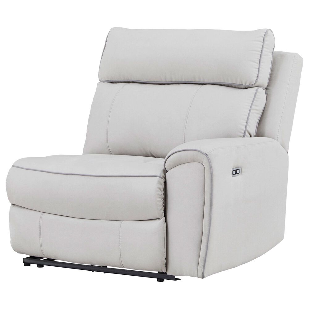Ashley Social Pointe 7-Piece Power Symmetrical Reclining Sectional in Pearl and Ash, , large