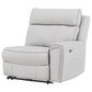 Ashley Social Pointe 7-Piece Power Symmetrical Reclining Sectional in Pearl and Ash, , large