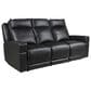 Italiano Furniture Valley Power Reclining Sofa in Black, , large