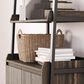 Ashley Zendex Bookcase in Dark Brown and Black, , large