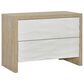 Furniture Worldwide Oasis 2-Drawer Chest in Dockside and White, , large