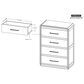 Fallridge Mezquite Black 5 Piece Queen Panel Bedroom Set in Black Natural Grain, , large
