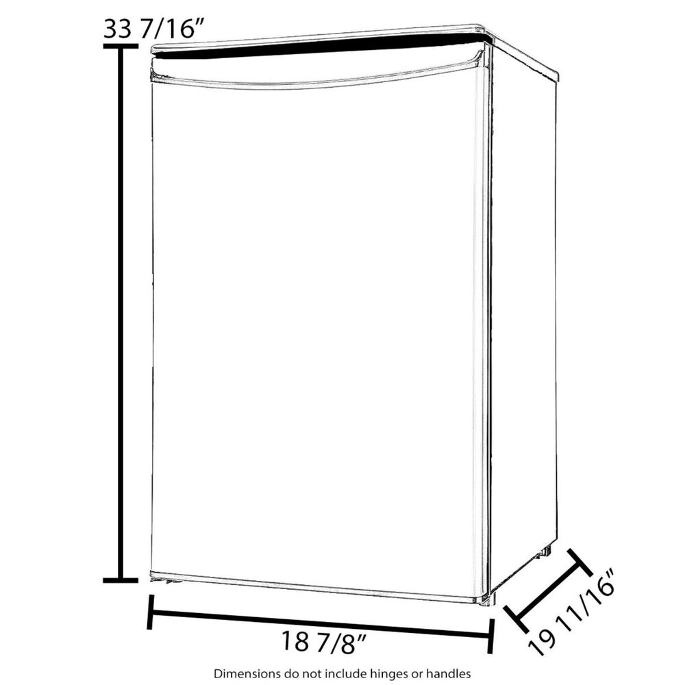 Danby Designer 3.1 Cu. Ft. Compact Refrigerator in White, , large