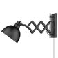 Golden Lighting Hawthorn 1-Light Wall Sconce in Matte Black, , large