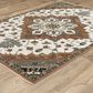 Oriental Weavers Keira Rust and Ivory 5"3" x 7"6" Area Rug, , large