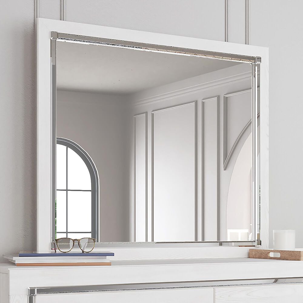 Ashley Altyra Bedroom Mirror in White, , large