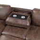Global Furniture USA Reversible Pull-Out Sofa Bed with Chaise in Coffee, , large