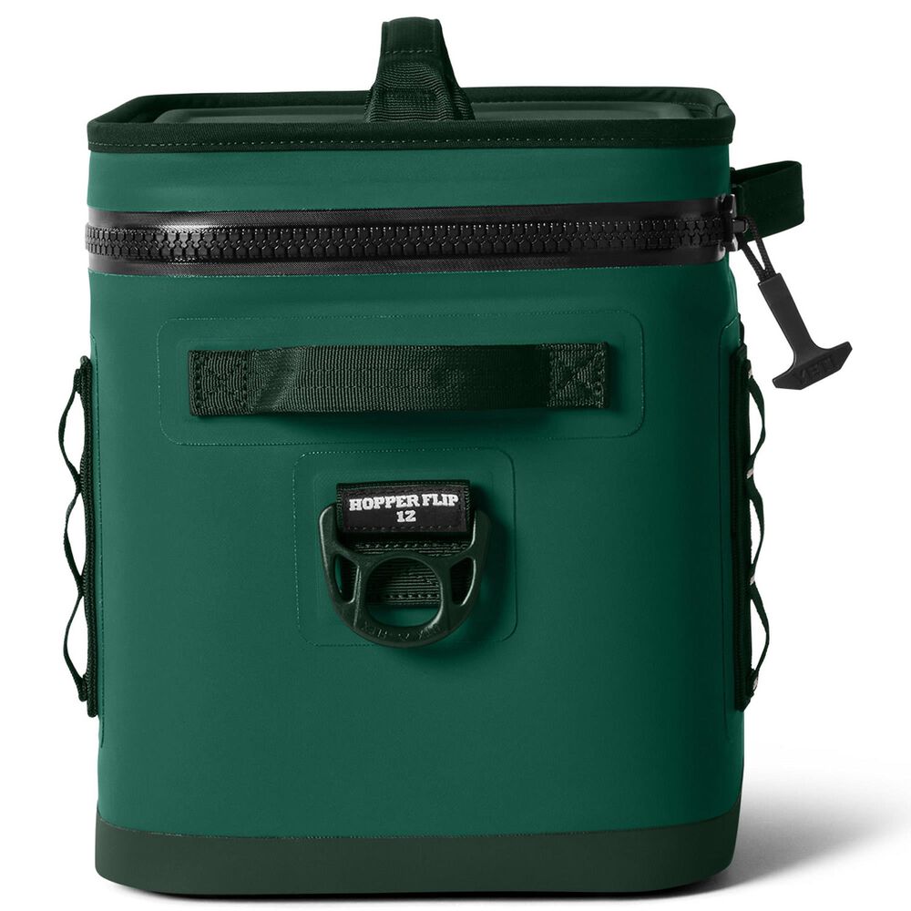 YETI Hopper Flip 12 Soft Cooler in Black Forest Green, , large
