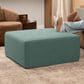 Jaxx Fairlie Boucle Fabric Ottoman in Green, , large