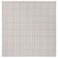 Safavieh Bermuda BMU802A 8" Square Ivory and Light Grey Indoor/Outdoor Area Performance Rug, , large
