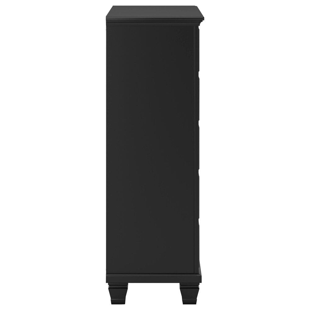 Ashley Lanolee 5-Drawer Chest in Black, , large