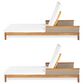 Hearth and Haven Outdoor Chaise Lounge in Beige (Set of 2), , large