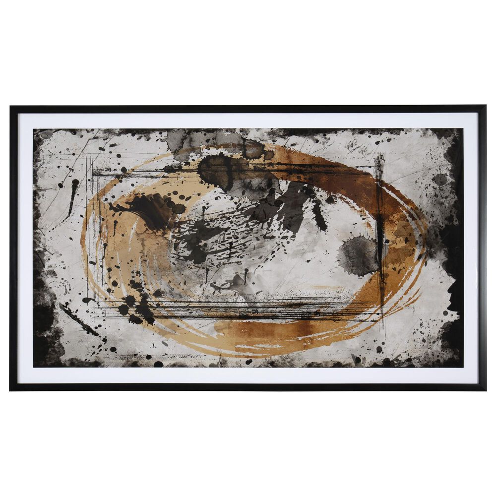 Ashley Clefting 37&quot; x 62.63&quot; Wall Art Set in Black, Caramel and Tan, , large