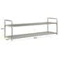 Timberlake 2-Tier Shoe Rack in Gray and White (Set of 2), , large
