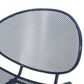 Hearth and Haven Elba Outdoor Mesh Accent Chair in Navy (Set of 2), , large