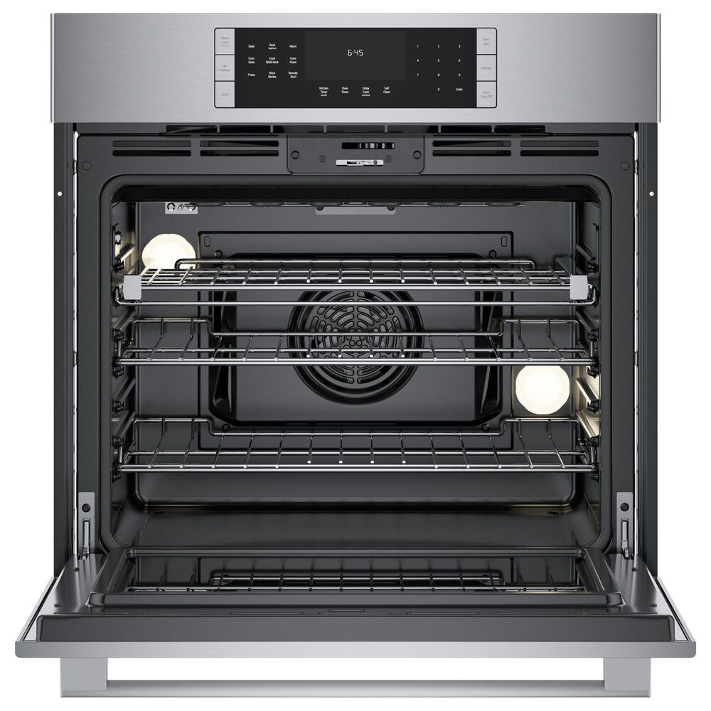 Bosch 800 Series 2-Piece Kitchen Package with 30&quot; Single Wall Oven 30&quot; Gas Cooktop and in Stainless Steel, , large