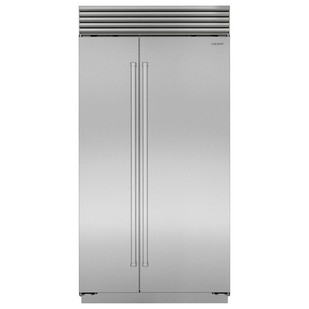 Sub Zero 24.5 Cu. Ft. Classic Side-By-Side Refrigerator with Tubular Handle in Stainless Steel, , large