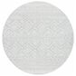 Safavieh Tulum Transitional  6"7" Round Grey and Ivory Area Rug, , large