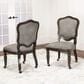SUNSET Vegas 5-Piece Round Game Table Set in Smoke Gray, , large