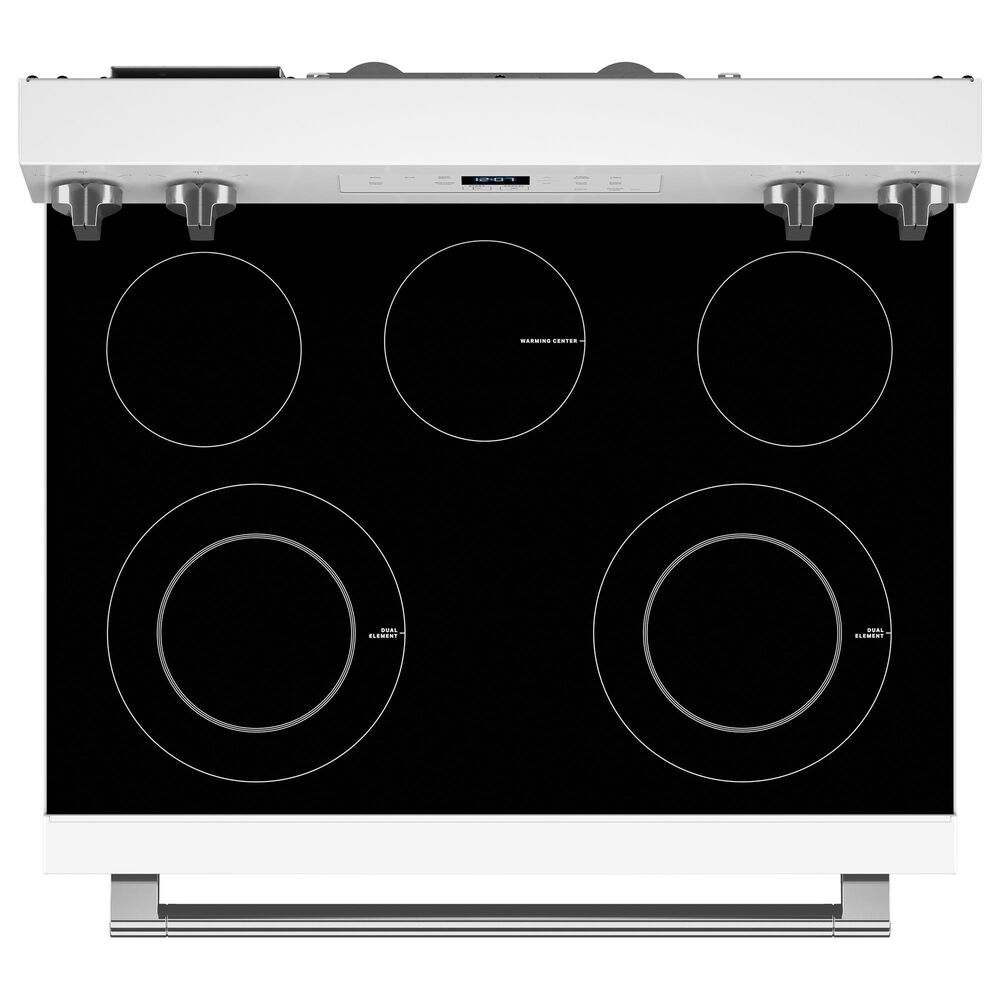 Maytag 5.3 Cu. Ft. Freestanding Electric Range with Steam Clean in White, , large