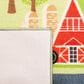 Safavieh Kids Playhouse 4"4" x 6" Light Green and Dark Grey Rug, , large