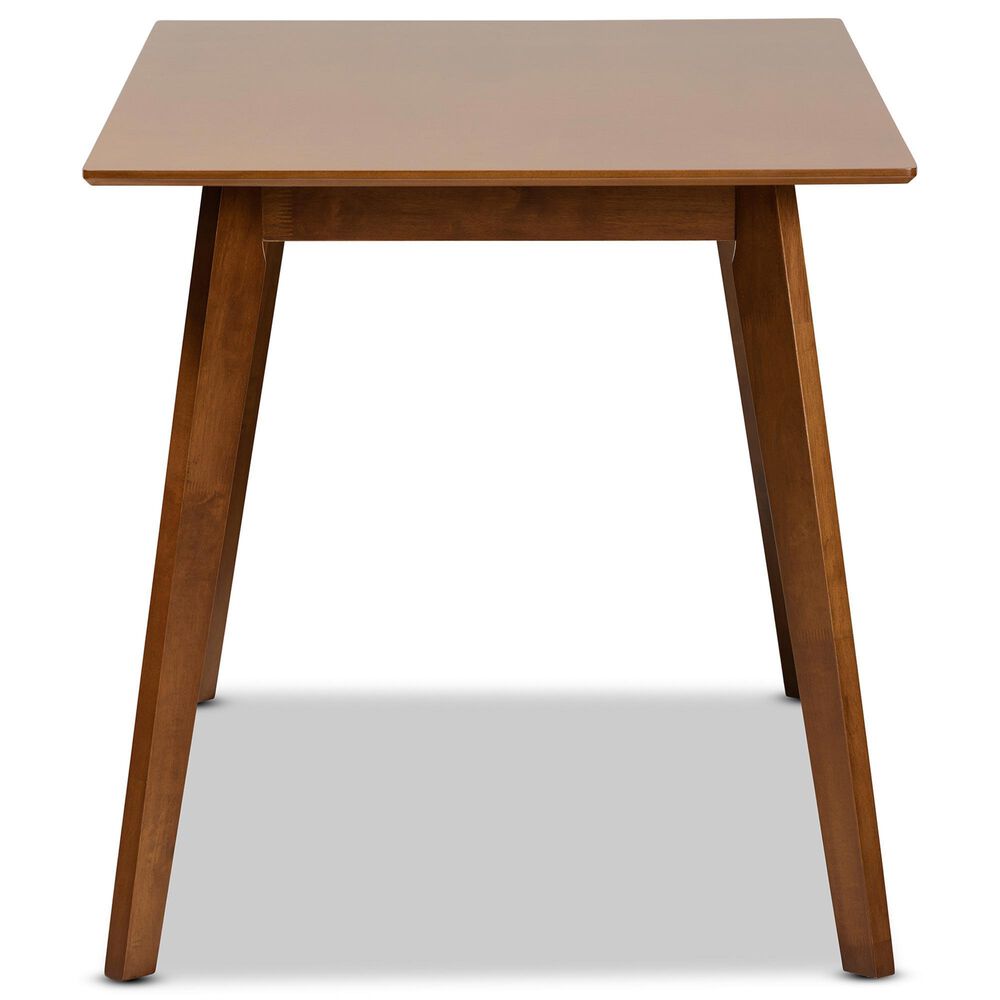 Baxton Studio Maila Dining Table in Walnut Brown - Table Only, , large