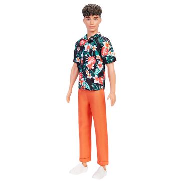 Barbie Fashionistas Ken Doll with Floral Shirt, , large