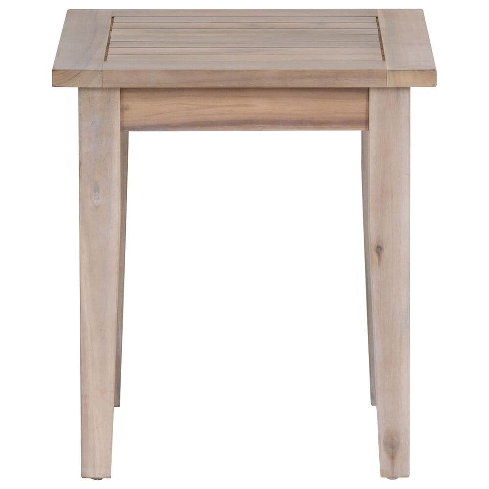 Linon Home Decor Teagon Square Side Table in Natural, , large