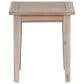 Linon Home Decor Teagon Square Side Table in Natural, , large
