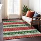 Dalyn Rug Company Wonderland WN26 3" x 5" Red Indoor/Outdoor Area Rug, , large