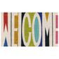 Novogratz Aloha Welcome ALO-3 1"6" x 2"6" Multicolor Door Mat, , large