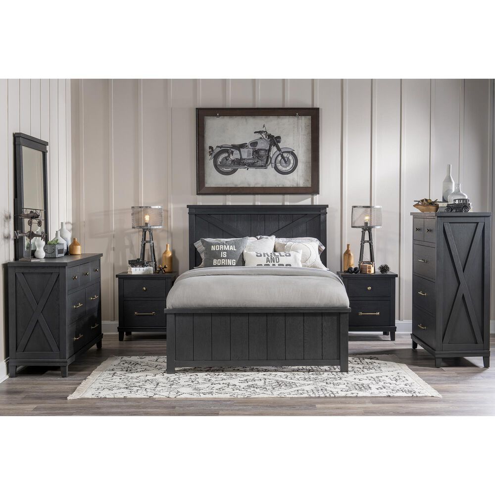 Legacy Classic Flatiron Full Panel Bed in Midnight, , large