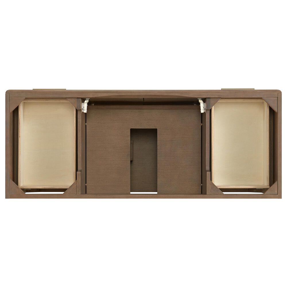 37B Mertola 48" Single Bathroom Vanity Cabinet in Walnut Drift with White Composite Stone Top and Backsplash, , large