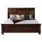 Mayberry Hill Kingston 4-Piece Queen Bedroom Set in Rich Walnut, , large