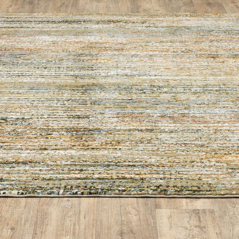 Oriental Weavers Atlas 8037J Gold 2'3" x 8' Runner, , large