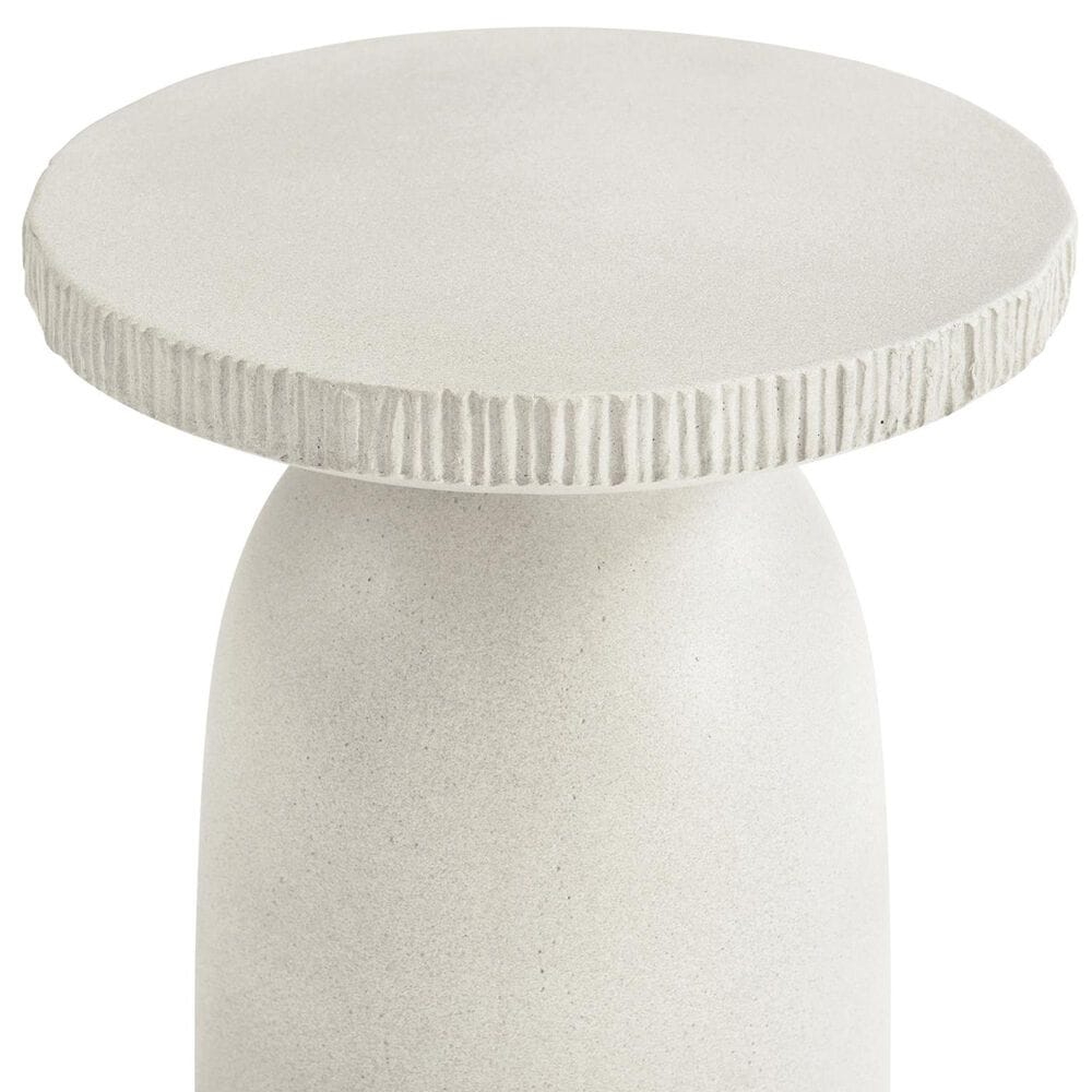 Bernhardt Antibes 24&quot; Round End Table in Pumice, , large