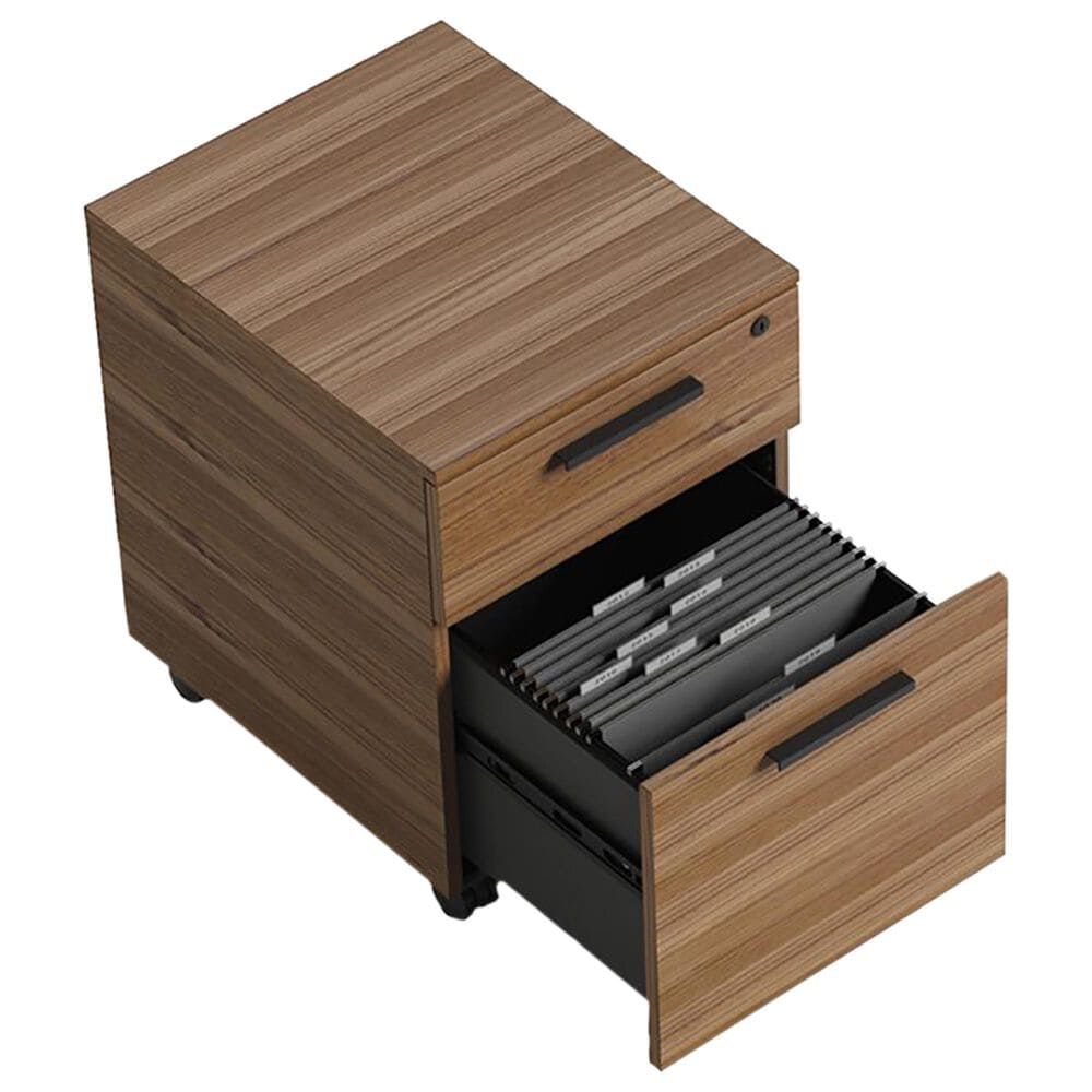 BDI Linea 2-Drawer Mobile File in Natural Walnut, , large