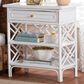 Baxton Studio Tiaret 1-Drawer Nightstand in White, , large