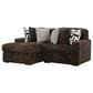 Ashley Midnight-Madness 2-Piece Left Facing Sectional with Chaise in Chocolate, , large
