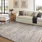 Amber Lewis x Loloi Alie 5"3" x 7"9" Sky and Stone Area Rug, , large