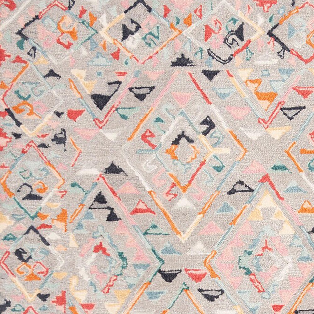 Safavieh Micro-Loop 2&#39;3&quot; x 7&#39; Gray and Pink Runner, , large