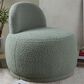 Lumisource Kimi Accent Chair in Green Sherpa, , large